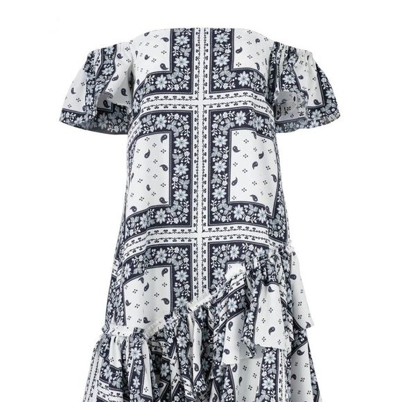 Cinq à Sept Minella Off Shoulder Ruffle Dress - Picture 4 of 8